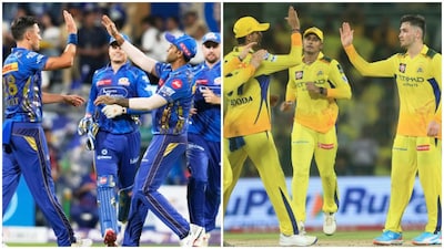 Though they are the the most successful IPL franchises with five titles each, MI and CSK aren't quite on the same level when it comes to net worth. AP
