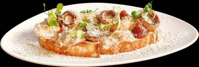 Mushroom toast. Image Courtesy/ Chef Avin Thaliath