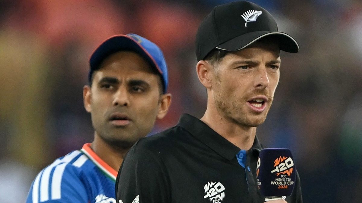 New Zealand have won the toss and decided to bowl first in the T20 World Cup final against India in Ahmedabad. AFP New Zealand have won the toss and decided to bowl first in the T20 World Cup final against India in Ahmedabad. AFP