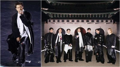 घोट्याच्या दुखापतीसह BTS कॉन्सर्टमध्ये RM ची दमदार कामगिरी, चाहत्यांकडून कौतुक