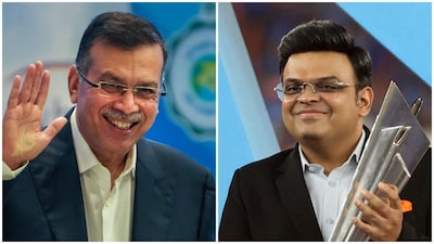 Lucknow Super Giants owner Sanjiv Goenka gave the lion's share of credit for the IPL's success story to ICC chairman Jay Shah. Image credit: PTI/Reuters