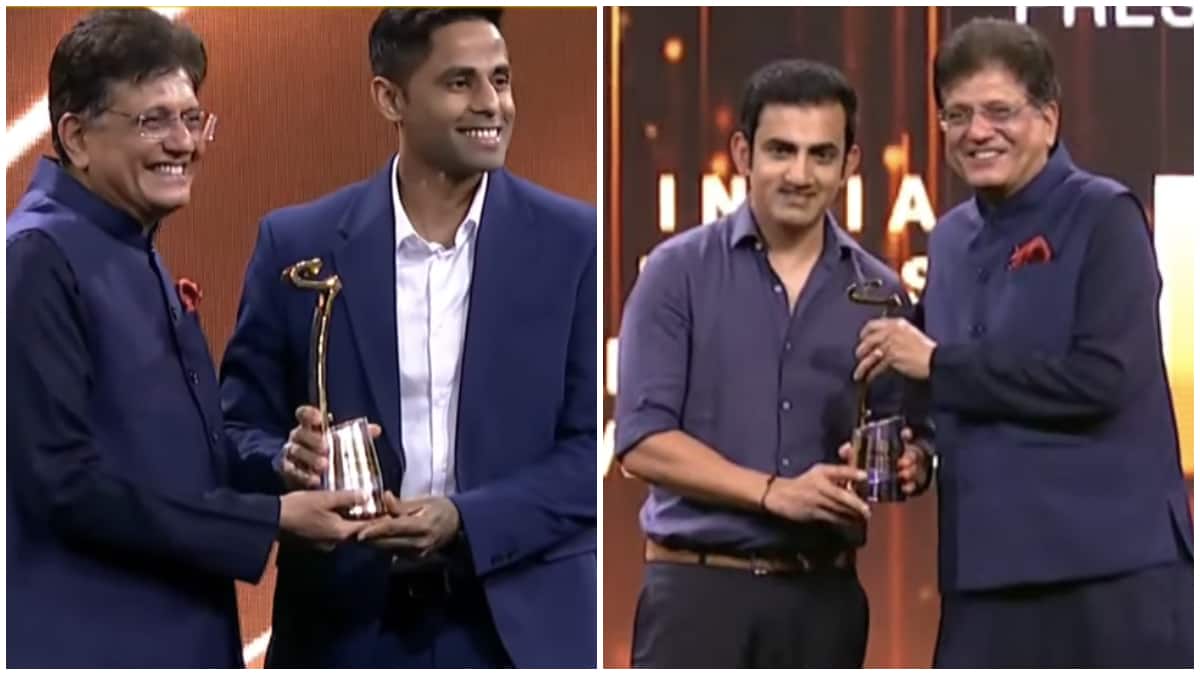 Surya, Gambhir and ICC chief Jay Shah felicitated at CNBC TV18 India Business Leader Awards after T20 World Cup triumph