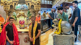 Team India players and coach Gautam Gambhir have been seen making numerous trips to temples during the ongoing T20 World Cup. Images: PTI
