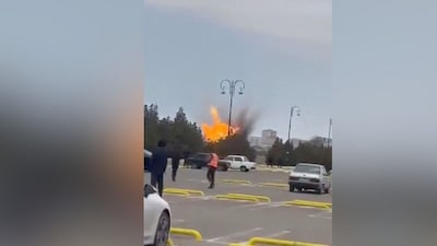 Azerbaijan says two people injured by Iranian drones. Reuters