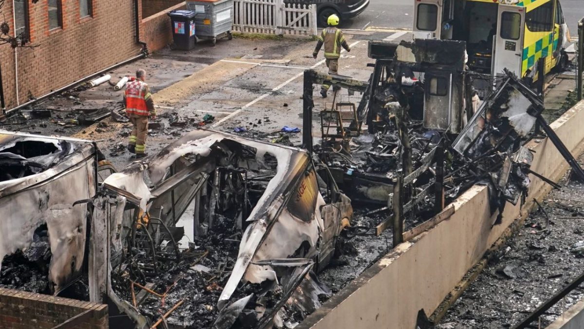 Metropolitan Police investigate a targeted arson attack on Jewish ambulances as a potential hate crime with international links. Metropolitan Police investigate a targeted arson attack on Jewish ambulances as a potential hate crime with international links.