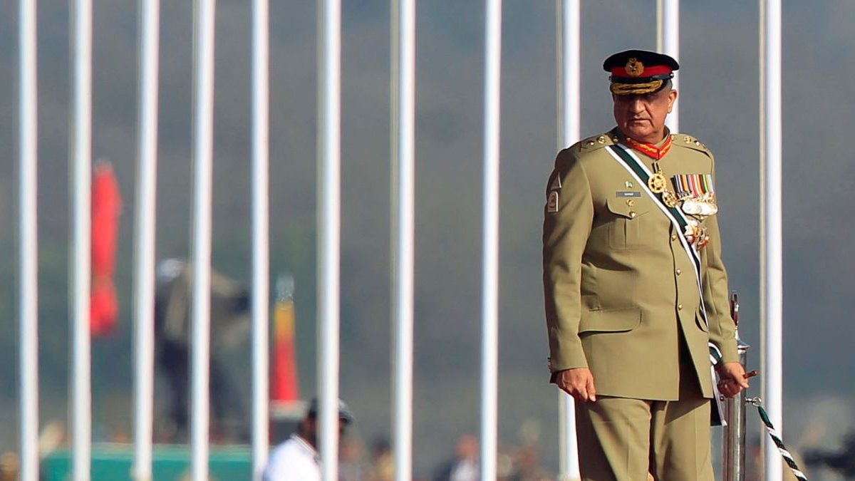 Pakistan's Army Chief of Staff General Qamar Javed Bajwa arrives to attend the Pakistan Day military parade in Islamabad, Pakistan, March 23, 2017. REUTERS Pakistan's Army Chief of Staff General Qamar Javed Bajwa arrives to attend the Pakistan Day military parade in Islamabad, Pakistan, March 23, 2017. REUTERS