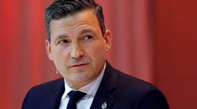 Canada's Minister of Artificial Intelligence and Digital Innovation Evan Solomon attends the Viva Technology conference dedicated to innovation and startups at Porte de Versailles exhibition center in Paris, France, June 11, 2025. REUTERS