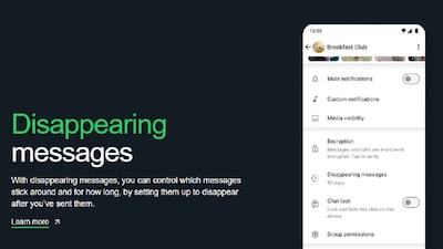 WhatsApp to roll out 15-minute auto-delete feature: Here's how it works
