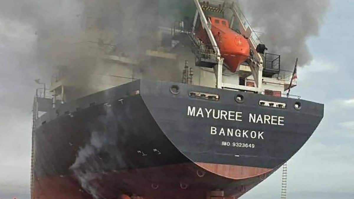 20 Thai crew rescued after ship attack in Strait of Hormuz, 3 still stranded