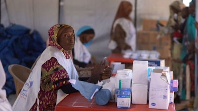 A UNICEF-backed mobile clinic delivers medical care to people displaced by violence in Sudan. (file/@UNICEF)
