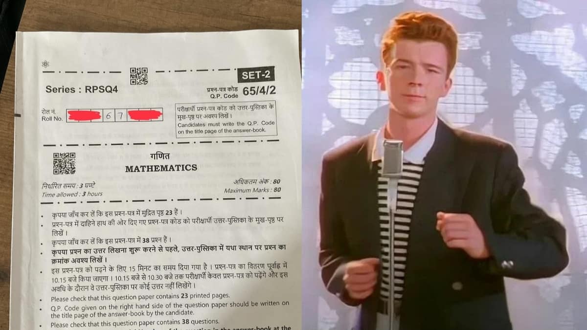 CBSE QR code Rickroll: – Firstpost