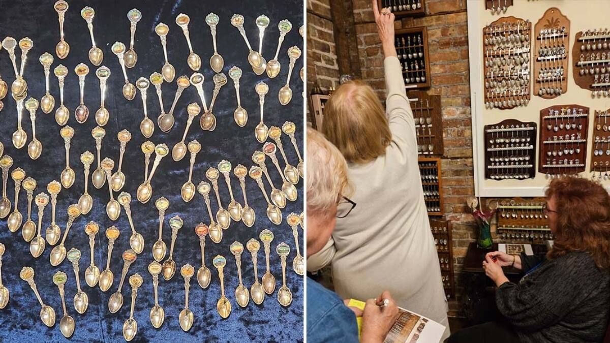 US woman sets world record with unique museum of 38,000 antique spoons ...