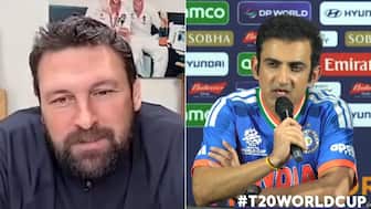 Steve Harmison believes Gautam Gambhir took a jibe at Kohli and Rohit after T20 World Cup win. Image: YT-talkSPORT/ICC 