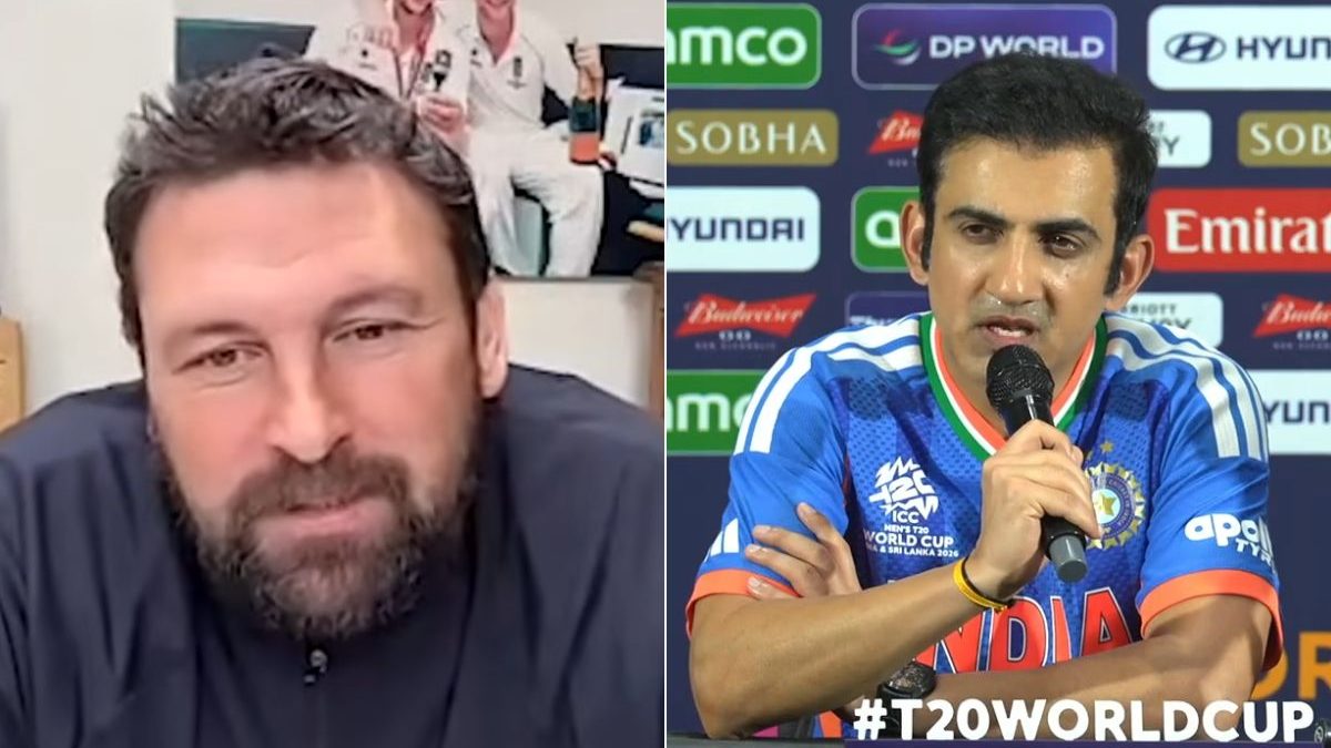 Steve Harmison believes Gautam Gambhir took a jibe at Kohli and Rohit after T20 World Cup win. Image: YT-talkSPORT/ICC Steve Harmison believes Gautam Gambhir took a jibe at Kohli and Rohit after T20 World Cup win. Image: YT-talkSPORT/ICC