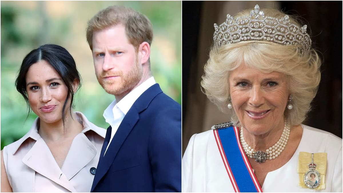 Prince Harry-Meghan Markle slam ‘deranged’ claims after book alleges Queen Camilla said Meghan ‘brainwashed’ him
