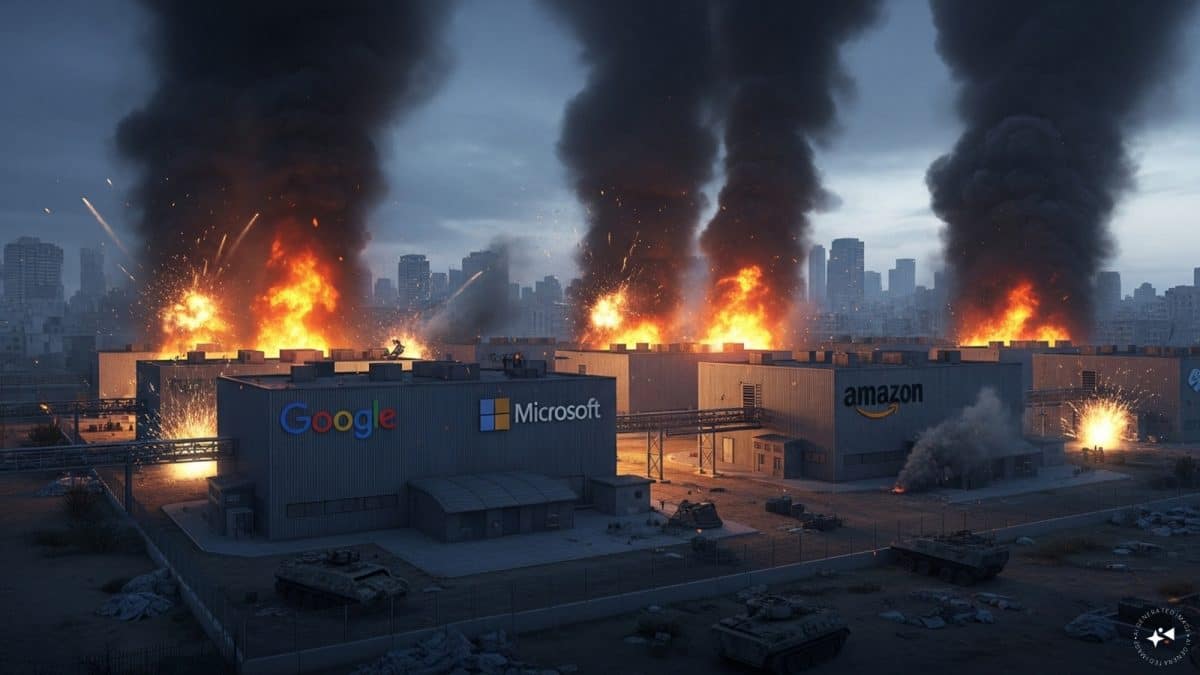 Iran targets US tech firms in Gulf as conflict shifts towards cloud and data infrastructure