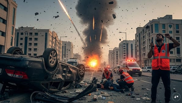 Indian among 2 killed in Abu Dhabi after debris from intercepted missile hits Sweihan Street