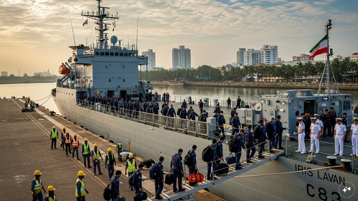 India allows Iranian ship IRIS Lavan to dock in Kochi, hosts 183 crew India allows Iranian ship IRIS Lavan to dock in Kochi, hosts 183 crew