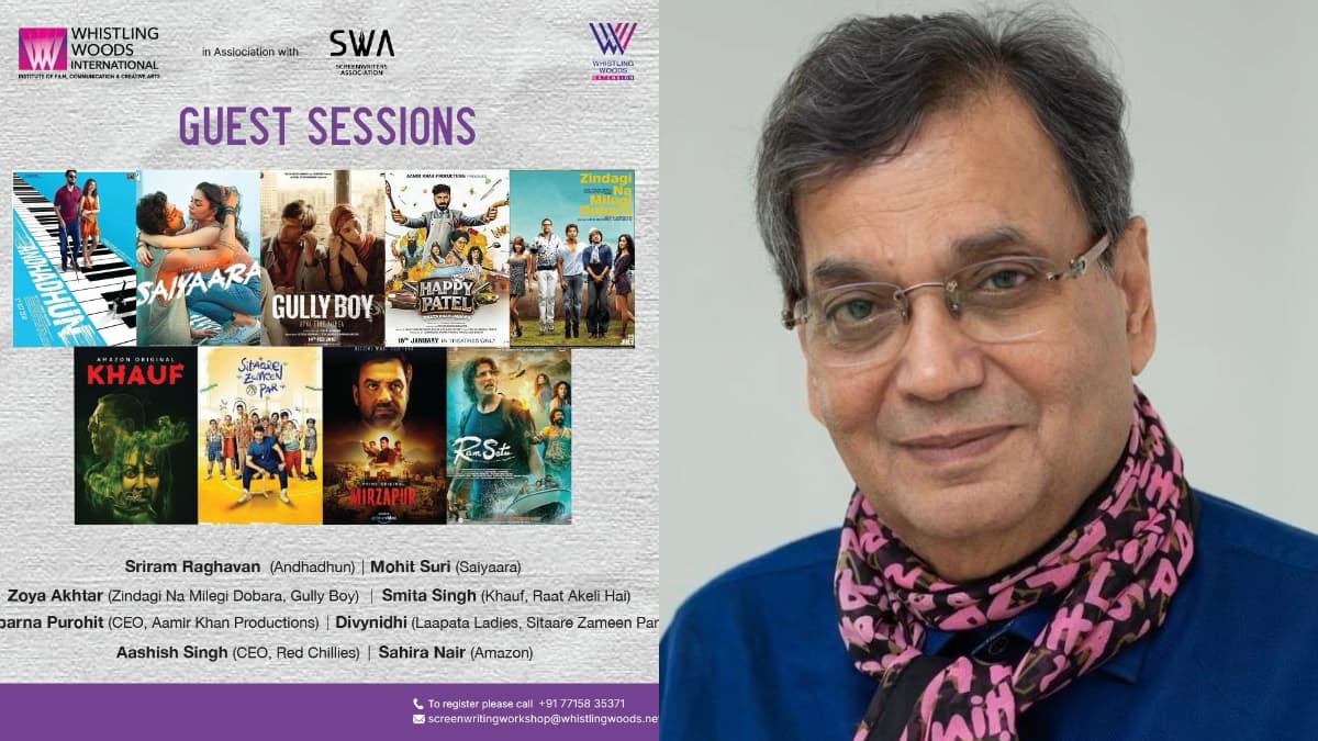 Sriram Raghavan, Mohit Suri and Zoya Akhtar to share insights on the art of screenwriting at Subhash Ghai's acting institution