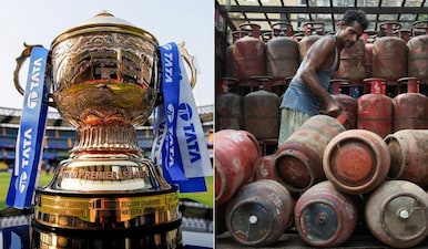 The IPL 2026 may face some hurdles due to the ongoing LPG crisis in the country and also the travel restrictions in West Asia. Image: PTI/AFP
