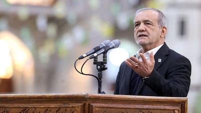 Iran's President Masoud Pezeshkian. File image/Reuters