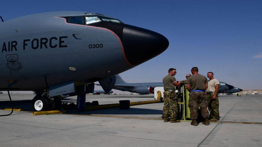 The KC-135 has been a backbone to the US military’s air refuelling fleet, and critical in allowing aircraft to carry out missions without having to land. File image/Reuters