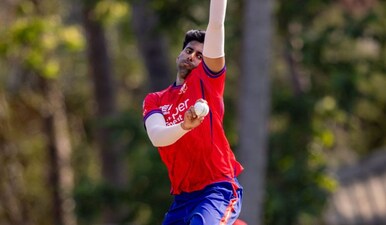 Mayank Yadav will look to play the entire season this time around after injury setbacks cut short his stints in last two IPLs. Image: LSG