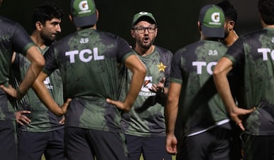 Mike Hesson was appointed Pakistan's head coach in 2025 and there are already talks of sacking him. Image: AFP