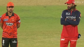 RCB vs SRH LIVE Score, IPL 2026 Match at Chinnaswamy: Abhishek Sharma hits the first six of the season
