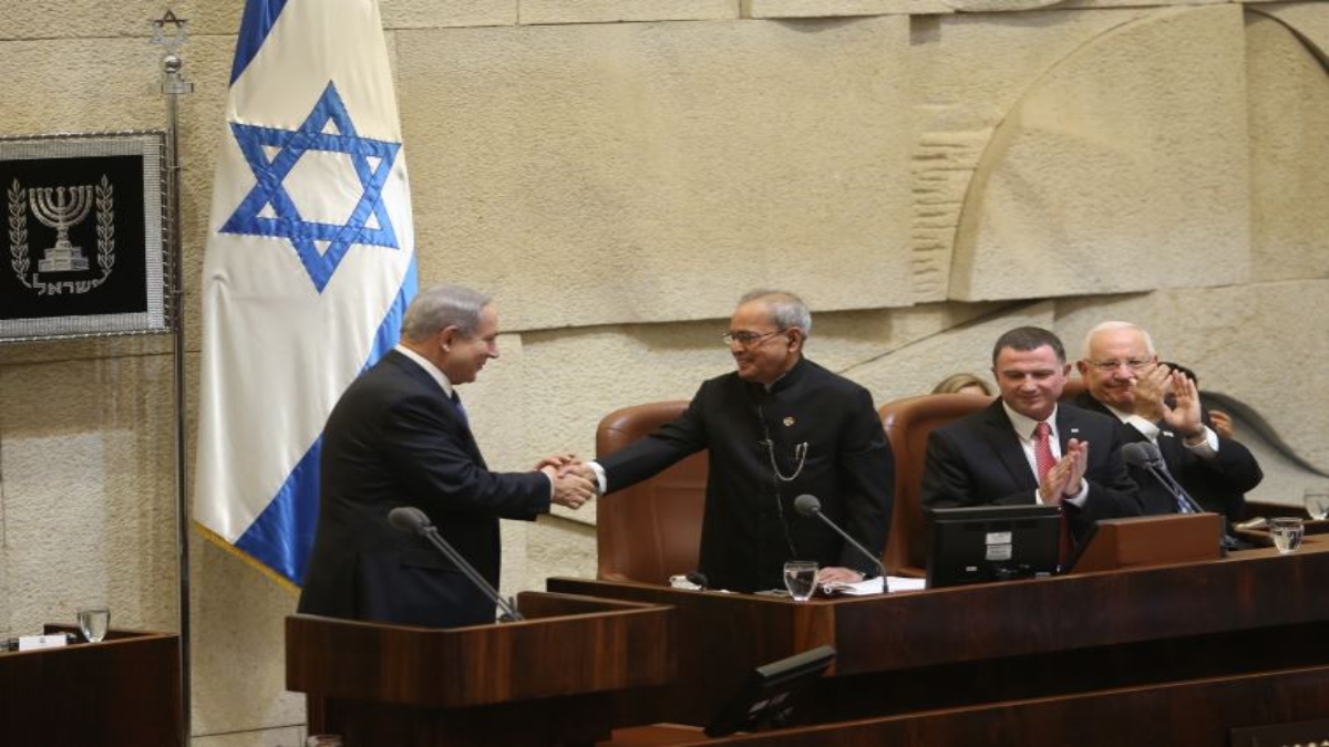 Hamas, hummus and a landmark: Looking back at Pranab Mukherjee's Israel visit Hamas, hummus and a landmark: Looking back at Pranab Mukherjee's Israel visit