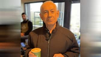 Israel Prime Minister Benjamin Netanyahu in a video he released earlier this week, showing himself drinking coffee on the outskirts of Jerusalem. Image Courtesy: X