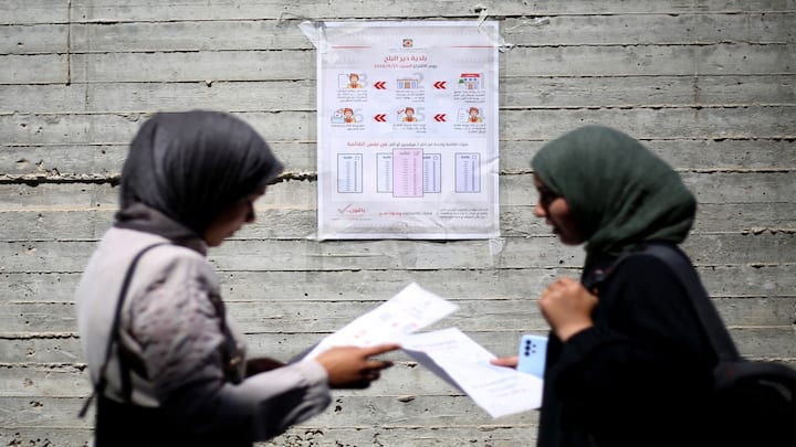 Palestinians in West Bank, Central Gaza head to polls in first elections since war against Israel