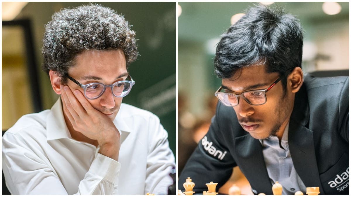 Fide Candidates 2026 Chess Round 7 LIVE Updates: Praggnanandhaa faces stern test against Caruana