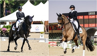 Divyakriti Singh Rathore won a gold medal in the Team Dressage event at the 2023 Asian Games in Hangzhou. Image: Special arrangement
