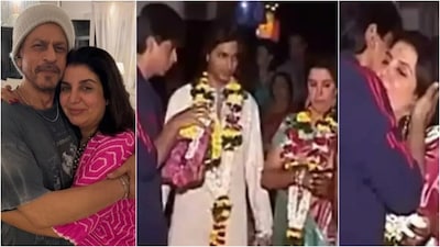 শাহরুখ খান ফারাহ খানের বিয়েতে কন্যাদান করলেন, পুরনো ক্লিপ ভাইরাল