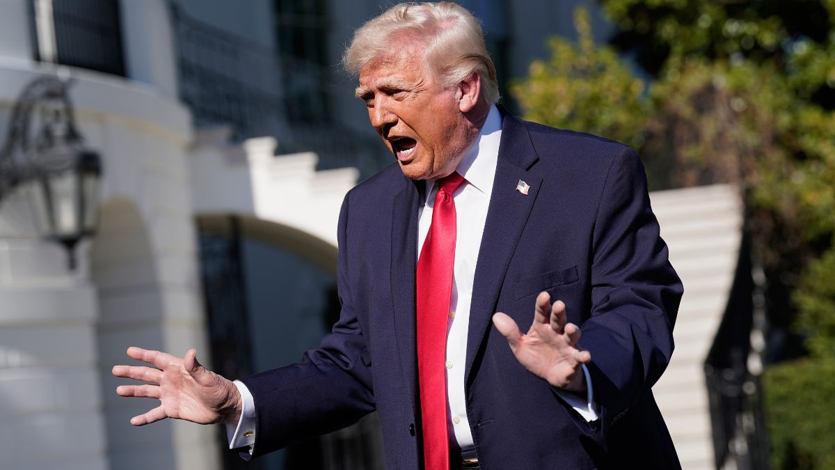 Image 36: Trump mocks Pope Leo, shares AI image depicting himself as Jesus blessing pontiff