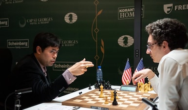 Hikaru Nakamura was highly critical of the 'idiots' who questioned his chess abilities after beating Fabiano Caruana at Fide Candidates 2026. Image: FIDE

