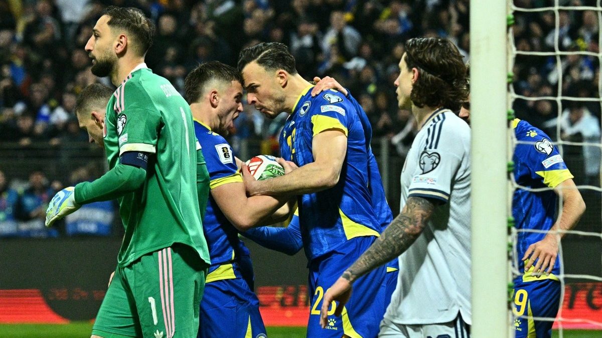 Bosnia and Herzegovina ended Italy's dreams with a win in penalty shootout to qualify for the World Cup. AFP Bosnia and Herzegovina ended Italy's dreams with a win in penalty shootout to qualify for the World Cup. AFP
