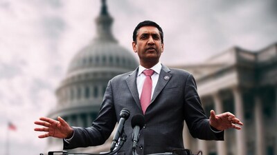 Democratic lawmaker Ro Khanna. Photo: AP