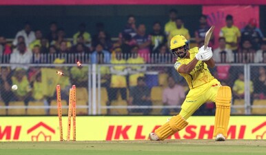 Ruturaj Gaikwad is yet to make a mark as CSK's captain after replacing MS Dhoni. Image: Reuters
