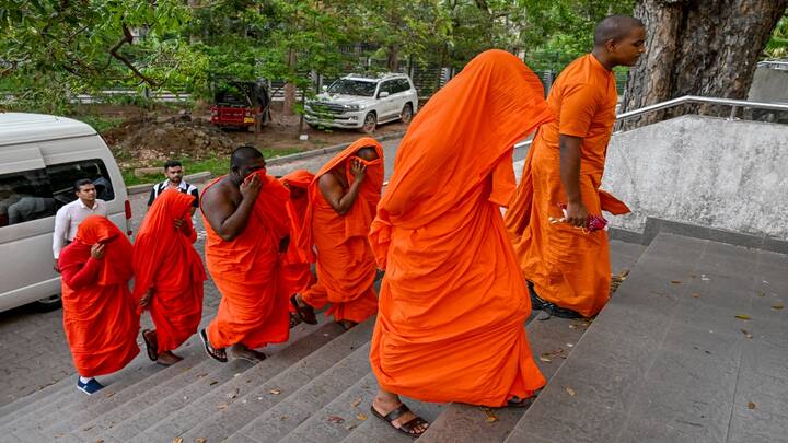 22 Buddhist monks arrested with 110 kg cannabis at Colombo airport in record drug bust 22 Buddhist monks arrested with 110 kg cannabis at Colombo airport in record drug bust