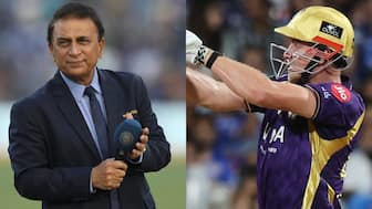 Sunil Gavaskar questioned Cameron Green's batting form and asked KKR to play an extra batter. Images: AFP/Reuters
