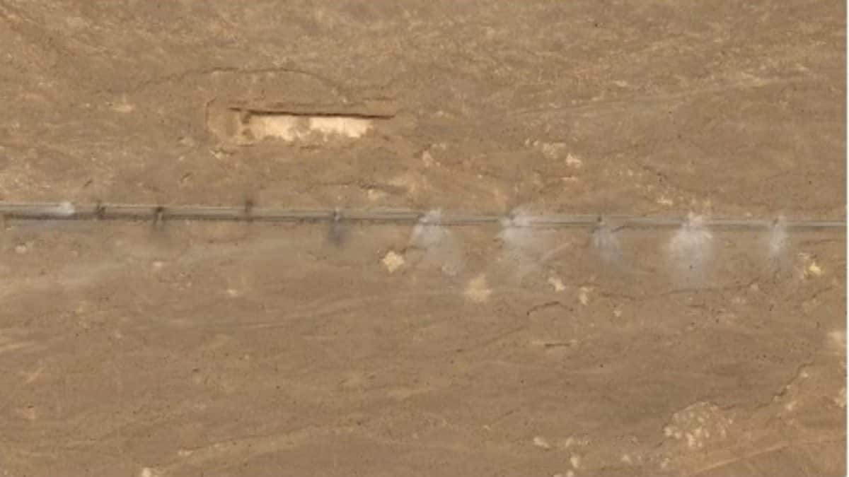 Satellite images reveal dozens of craters in central Iran after US rescue mission