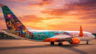 Air India Express art-themed Boeing aircraft is a masterpiece. Photo credit: Instagram/airwaysmag