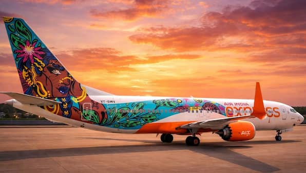 India's first art-themed aircraft? Air India Express turns Boeing 737 into flying art