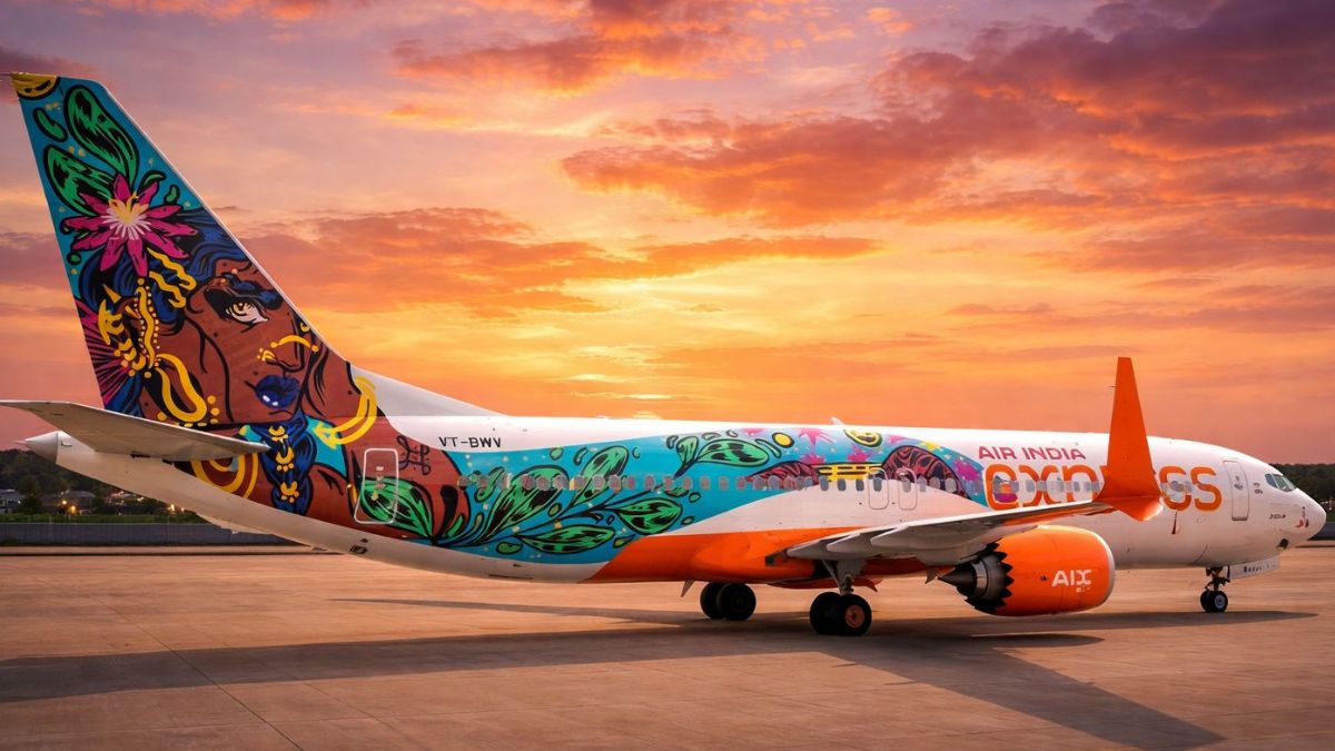 India's first art-themed aircraft? Air India Express turns Boeing 737 into flying art India's first art-themed aircraft? Air India Express turns Boeing 737 into flying art