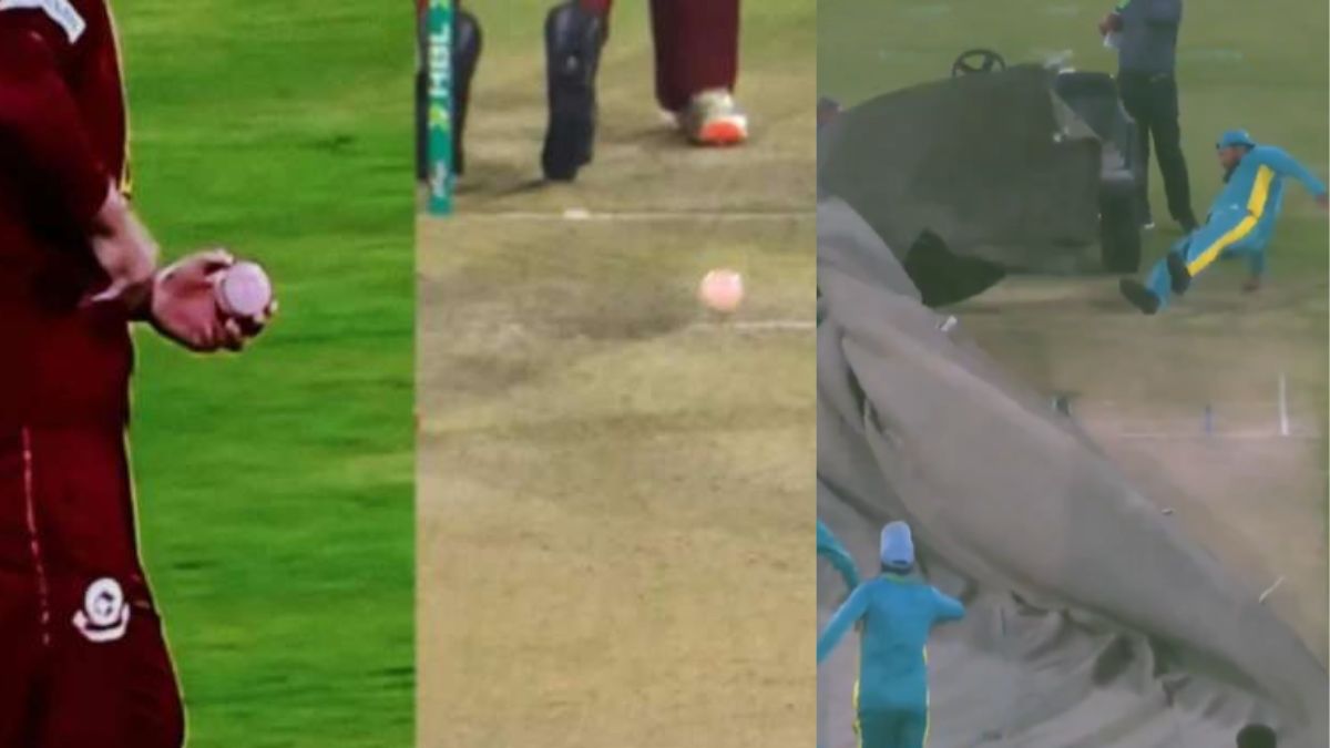 Ball turns pink, groundmen fall: Why netizens are trolling Pakistan Super League Ball turns pink, groundmen fall: Why netizens are trolling Pakistan Super League