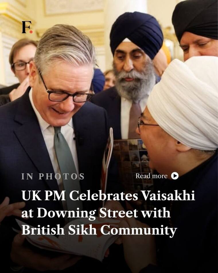 UK Prime Minister Keir Starmer marked Vaisakhi with a call for unity