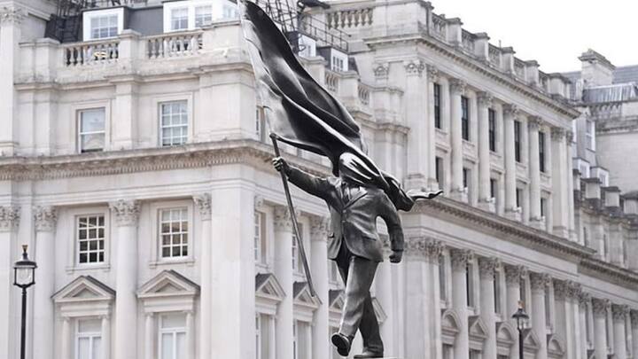 Is the new mystery statue in London a Banksy?