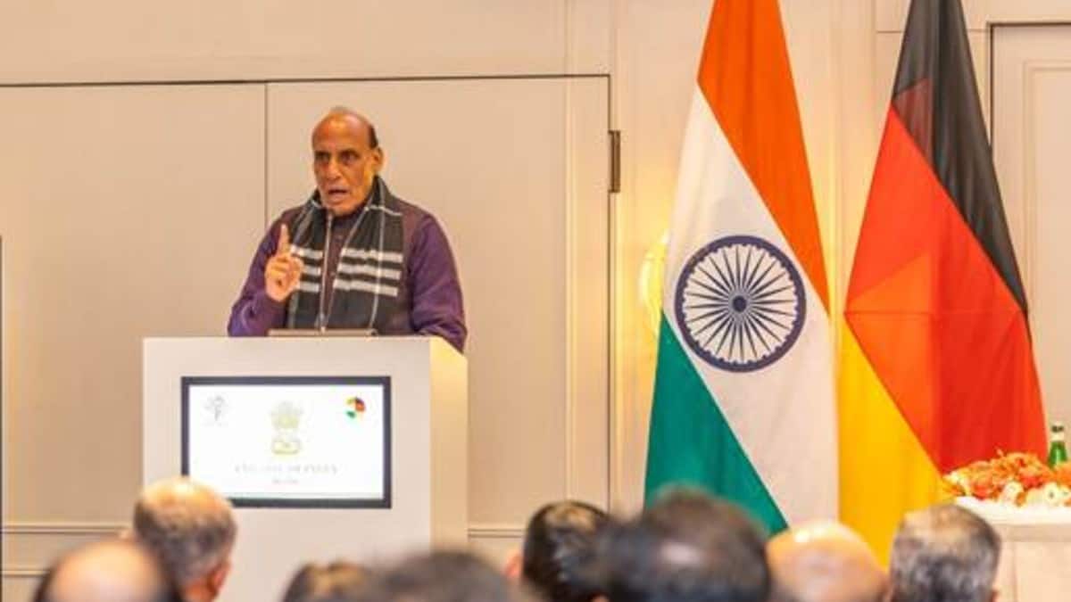 ‘When India speaks, world listens carefully’: Rajnath Singh hails Indian diaspora in Germany